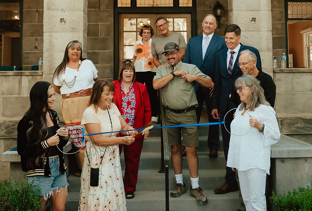 ribbon cutting ceremony for a child advocacy center in carson city, nv